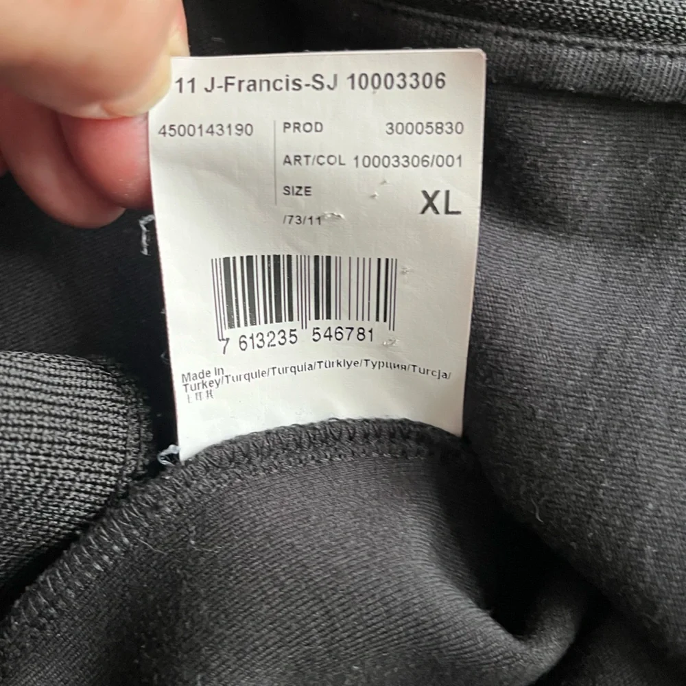 Men’s Strellson black with  blue full zip track performance jacket. Size XL - Picture 7 of 16